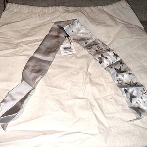 NWT Coach skinny silk scarf
